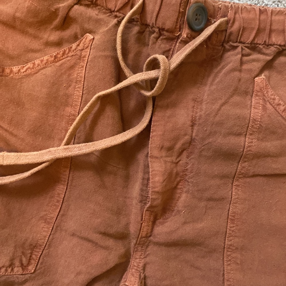 Free People linen shorts
